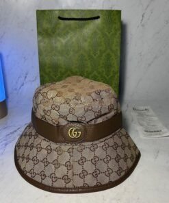 GUCCI GG CANVAS BUCKET HAT