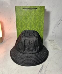 GUCCI BUCKET HAT GG BLACK